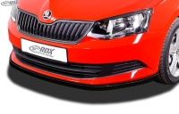 RDX Racedesign p�edn� spoiler (ABS plast leskl� �ern�) �koda Fabia III (NJ) -- od roku v�roby 2014-