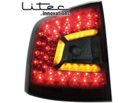 LITEC LED zadní světla Škoda Octavia II 1Z Combi včetně Facelift -- rok výroby 2004-08 / 2008-13 červené/kouřové LITEC LED zadní světla Škoda Octavia II 1Z Combi včetně Facelift -- rok výroby 2004-08 / 2008-13 červené/kouřové
