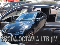 Deflektory (ofuky) bočních oken Škoda Octavia IV liftback -- od roku výroby 2020- kouřové provedení (kompletní sada-přední i zadní okna) Deflektory (ofuky) bočních oken Škoda Octavia IV liftback -- od roku výroby 2020- kouřové provedení (kompletní sada-přední i zadní okna)